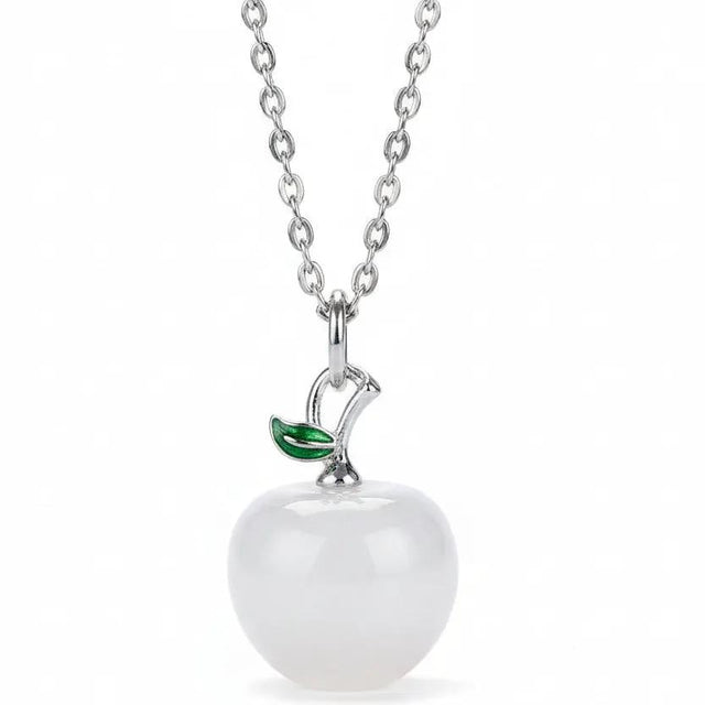 Necklace - Crystal Quartz - Apple Shape