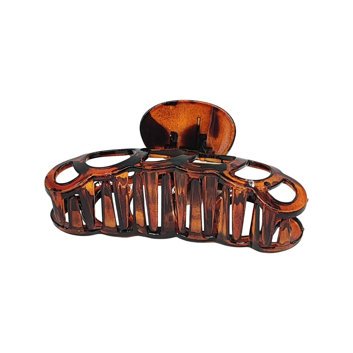 Hair Acessories - Geometric Hair Clip Brown