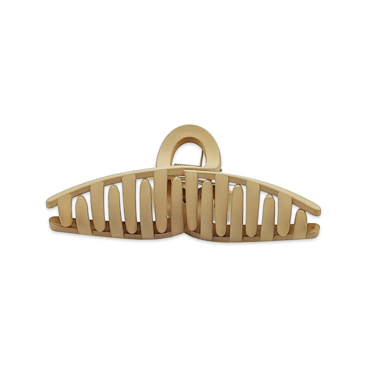 Hair Acessories -Matte Color Clip Hair Beige