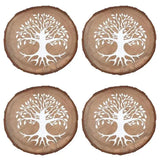 Home Decor - Coaster Set - Tree of Life Wood Slice