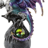 Home Decor -Statue -Mystical Dragon & Skull