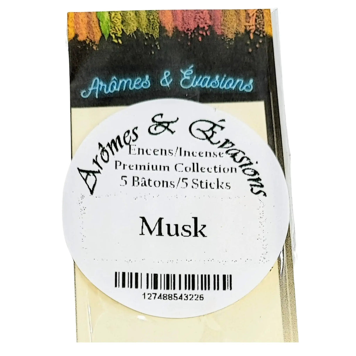 Incense Sticks - Premium Collection - Musk - Pack of 5 Masala Sticks