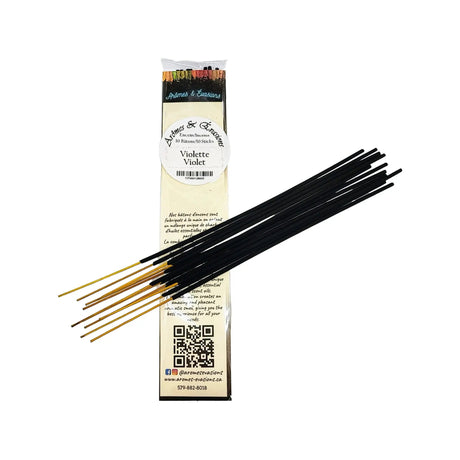 Incense Sticks - Violet - Pack of 10