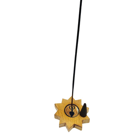 Incense Burner -Cones & Sticks -Wood -Goddess