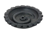 Incense Burner -Rope Holder -Black -Ceramic