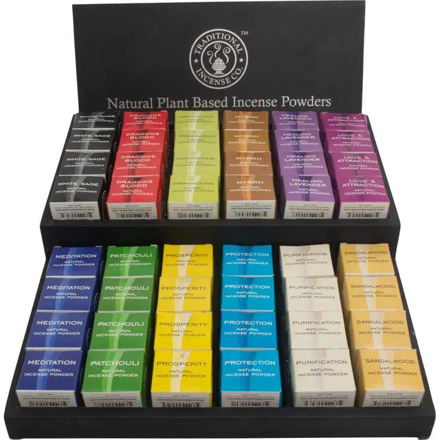 Incense Powder -12 Fragrance Available