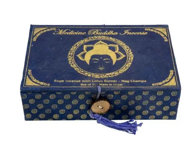 Incense Rope Kit -Medicine Buddha -Nag Champa -30 Ropes