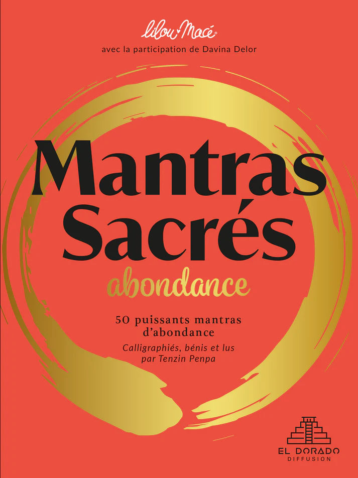 Mantras Sacrés Abondance box set — 50 Tibetan sacred mantra cards by Lilou Macé & Davina Delor