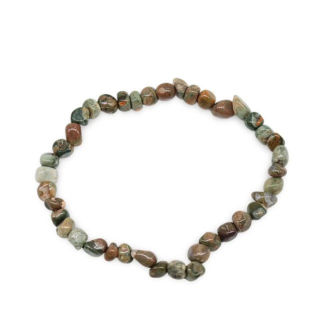 Rhyolite natural shape stone bracelet – Pür Sérénité
