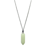 Necklace - Bullet Point - Gemstone Pendant - Fluorescent