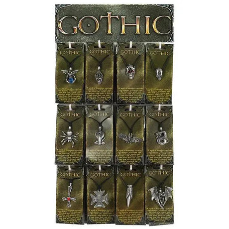Necklace -Gothic Amulet Charm -Spider