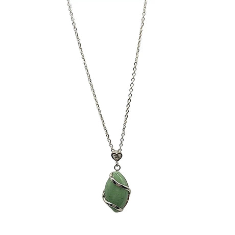 Necklace - Horse Eye - Green Aventurine