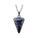 Necklace - Mini Cone - Blue Spot Jasper