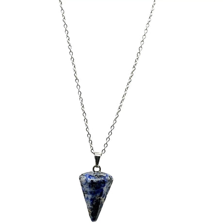 Necklace - Mini Cone - Blue Spot Jasper