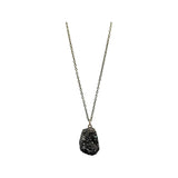 Necklace - Natural Druzy - Black Agate