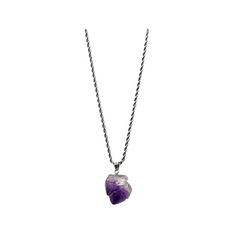 Necklace - Natural Shape - Amethyst