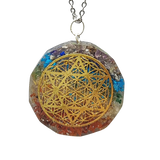 Necklace -Orgonite -Metatron -7 Chakras