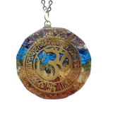 Necklace -Orgonite -OM -7 Chakras