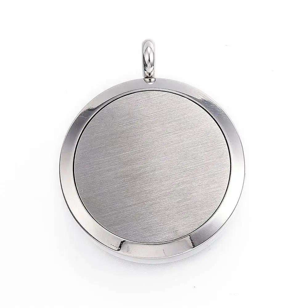 Diffuser -Necklace -Stainless Steel -Pendants -Flower of Life