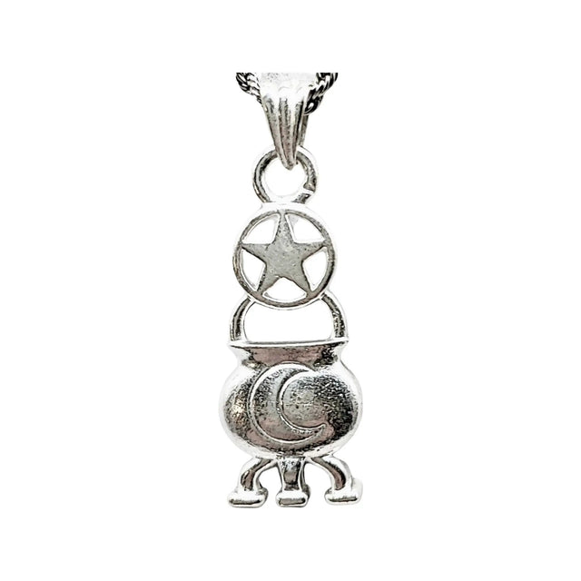 Necklace -Witches Cauldron -Silver