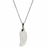 Necklace - Gemstone - Angel Wings - Crystal Quartz