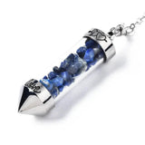 Pendulum -Glass -Gemstone Chips