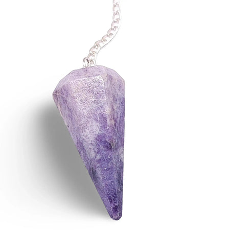 Pendulum Faceted -Lepidolite