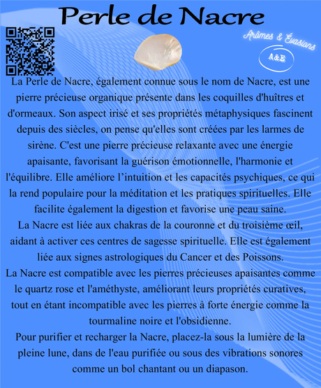 Descriptive Cards - Precious Stones & Crystals - Mother of Pearl