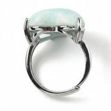 Ring - Hemimorphite - Heart Shape - Adjustable - Pür Sérénité