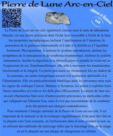 Descriptive Cards - Precious Stones & Crystals - Rainbow Moonstone