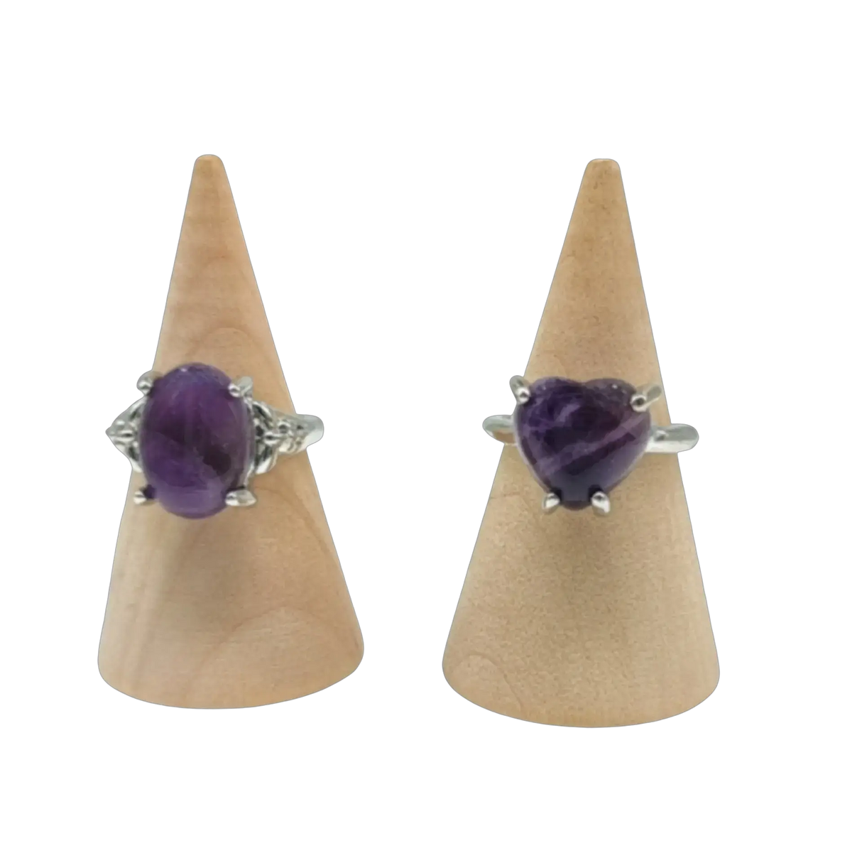 Ring - Amethyst - Multi Shape Choice - Size 6-10 6 Oval Rond
