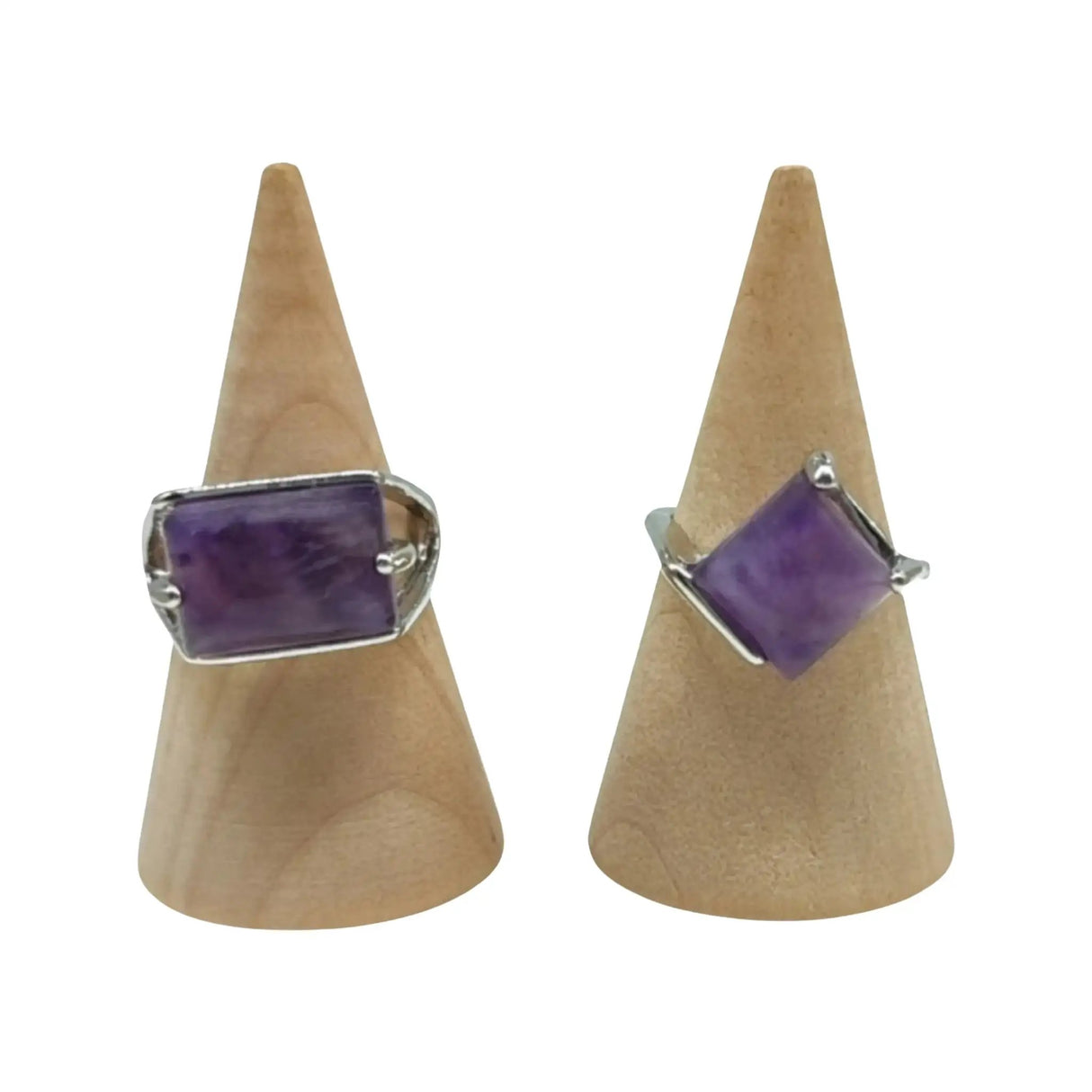 Ring - Amethyst - Multi Shape Choice - Size 6-10 Oval Rond