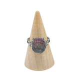 Ring -Fluorite -Flower -Adjustable