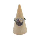 Ring -Fluorite -Flower -Adjustable
