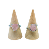 Ring - Rose Quartz - Multi Shape Choice - Size 6-10