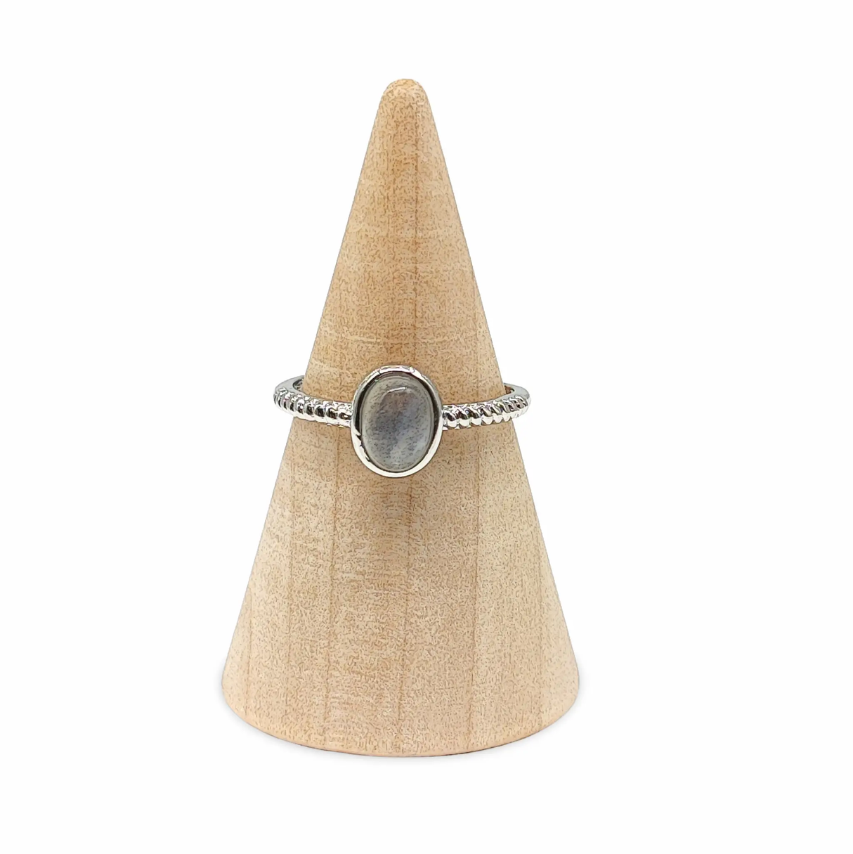 Ring - Adjustable - Natural Labradorite Cuff Ring