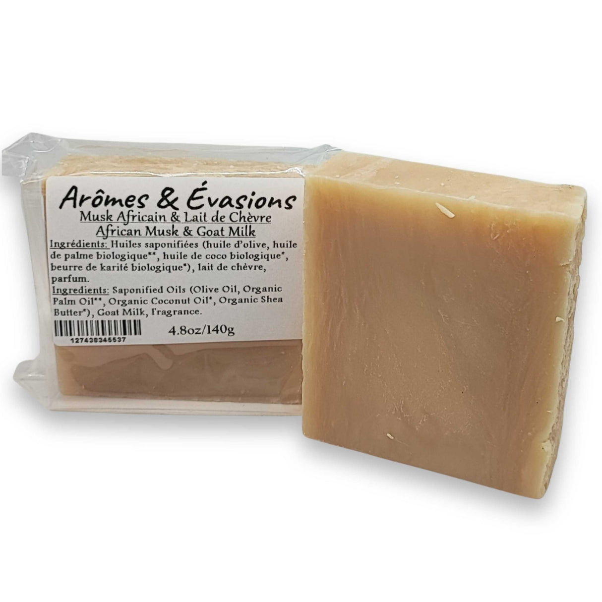 Clearance - Soap Bar - Cold Process - African Musk & Goat Milk