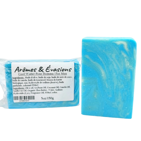 Soap Bar - Cold Process - Cool Water - For Men