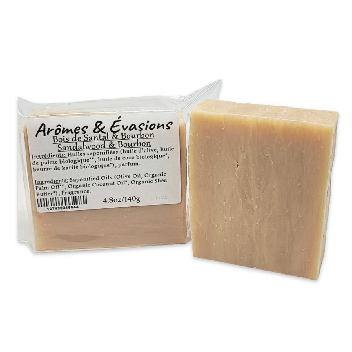 Soap Bar - Cold Process - Sandalwood & Bourbon