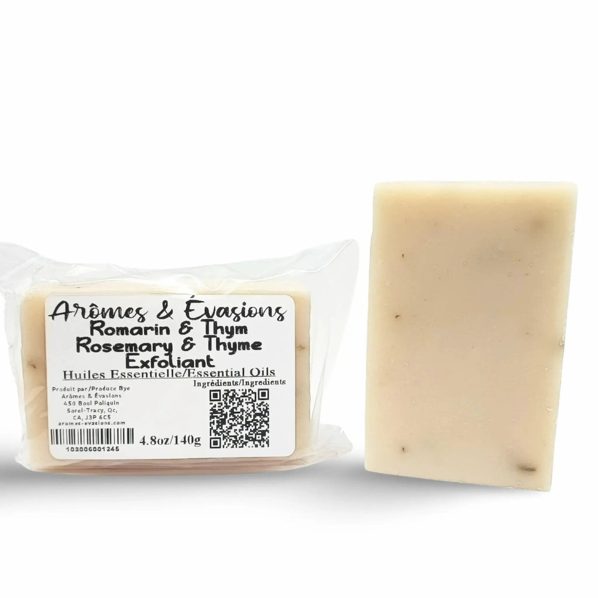 Soap Bar -Cold Process -Exfoliant -Rosemary & Thyme