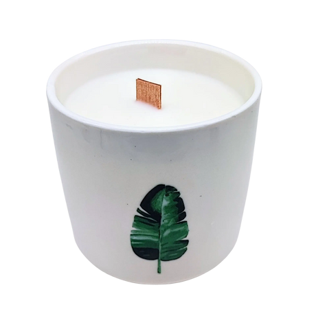 Scented Soy Candle - Botanical Garden - Japanese Garden Green Leaf 2