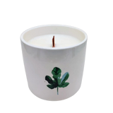 Scented Soy Candle - Botanical Garden - Lemon Honeysuckle Green Leaf 1