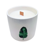Scented Soy Candle - Botanical Garden - Lemon Honeysuckle Green Leaf 2