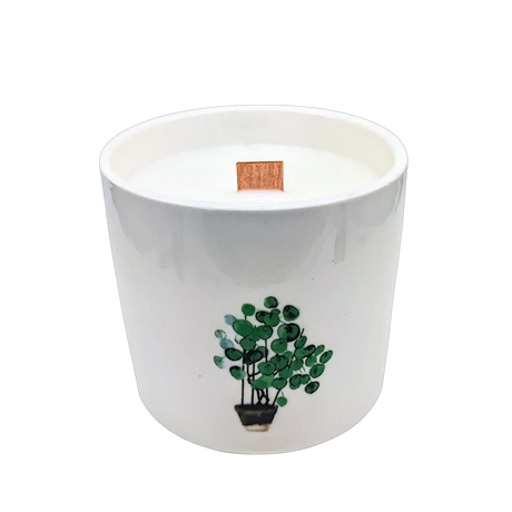Scented Soy Candle - Botanical Garden - Lemon Honeysuckle Plant