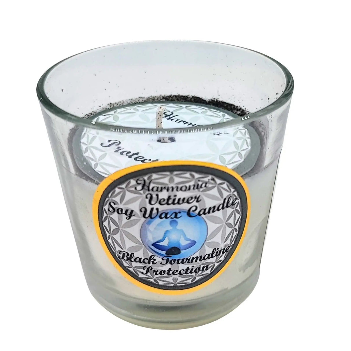 Soy Candle -Harmonia Protection -Vetiver & Tourmaline -3oz