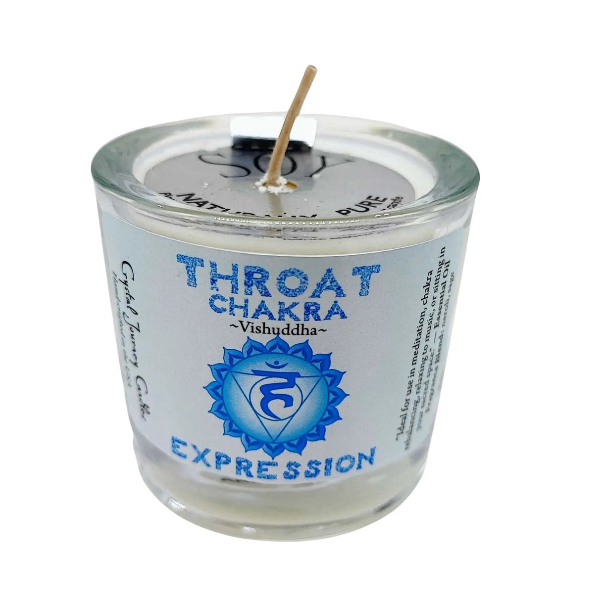 Soy Candle - Chakra 5 - Throat - 3.5oz