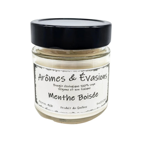 Soy Candle -Woody Mint -7oz