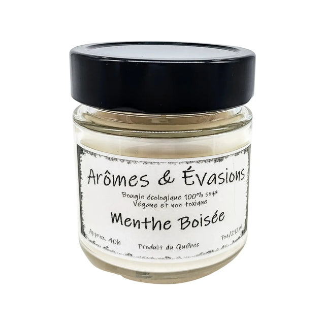 Soy Candle -Woody Mint -7oz
