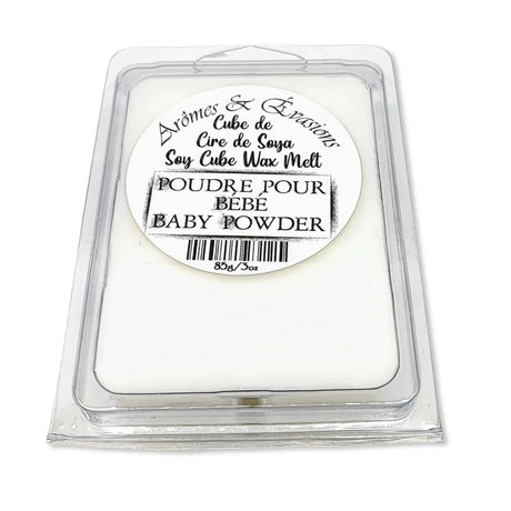 Soy -Scented Wax Melts Tart Cube Baby Powder