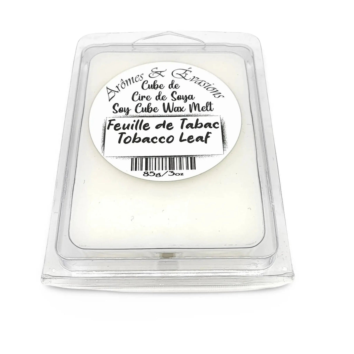 Soy -Scented Wax Melts Tart Cube Tobacco Leaf